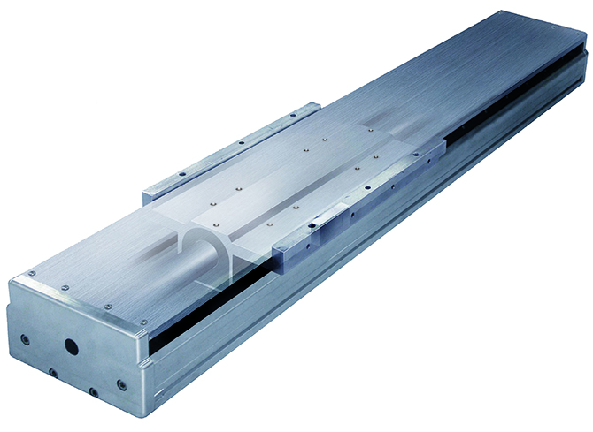 Nippon Pulse SLP Linear Shaft Stages integrate a Linear Shaft Motor
