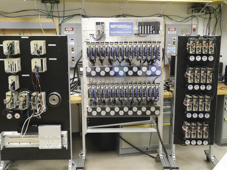52 Axes of automated test equipment.