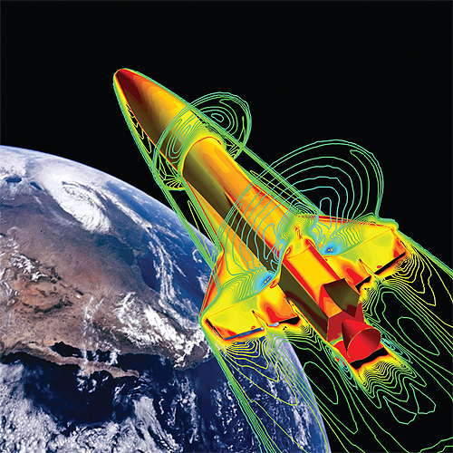 NASA-X-34-hypersonic-re-entry-simulation