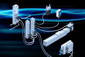 Festo-products-on black and blue light background
