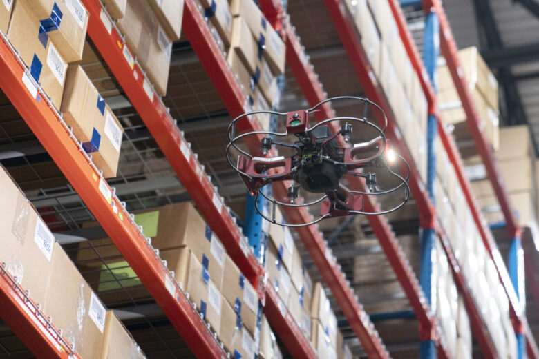 PFS Vimaan StorTRACK Air warehouse inventory drone