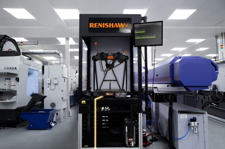 Renishaw Central and Equator gauging system in a Renishaw machine shop.