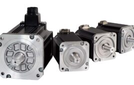 4 servos in a row — product shot