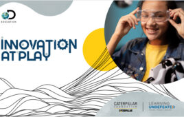 text reads: innovation-at-play. You woman putting on glasses is in top right corner